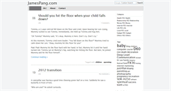 Desktop Screenshot of jamespang.com
